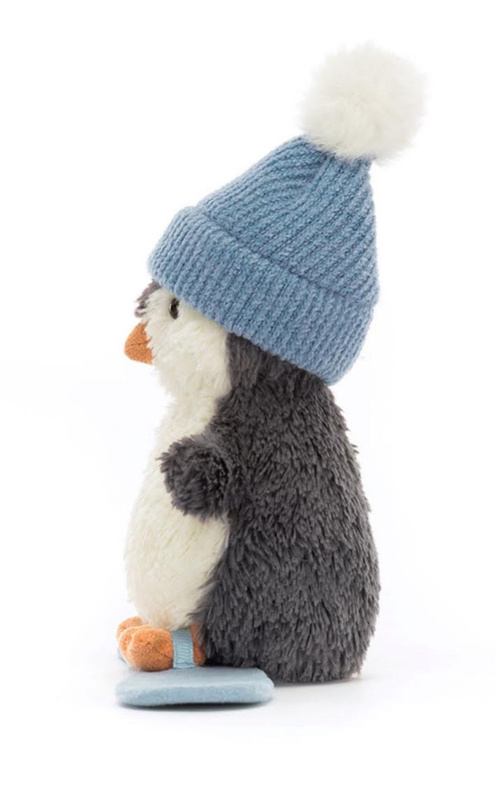 Jellycat Peanut Penguin Snowboarding