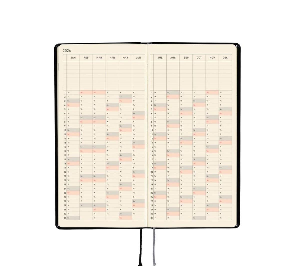 Hobonichi Techo 2026 Weeks Yumi Kitagishi: White Cat’s Daily Life