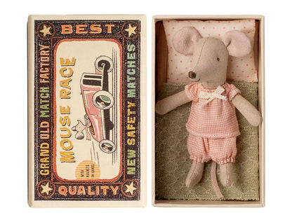 Maileg Little Sister Mouse in Matchbox