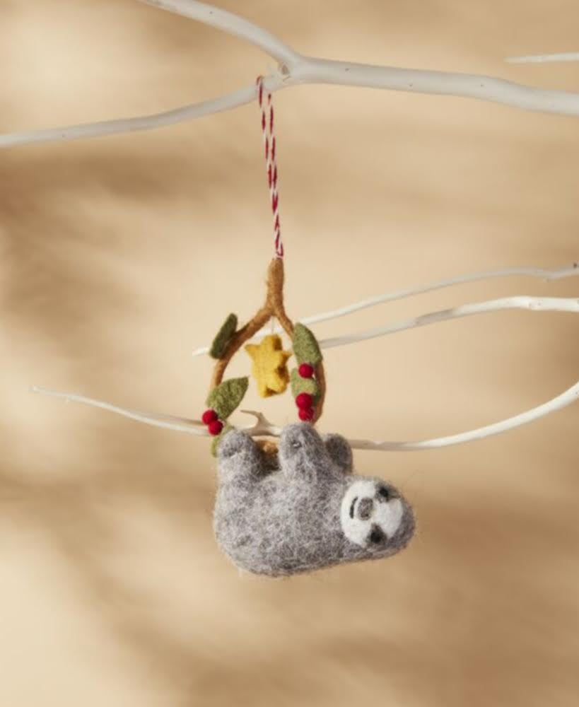 Sloth Ornament