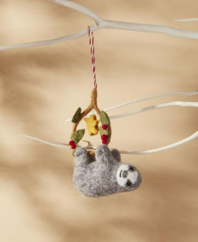 Sloth Ornament
