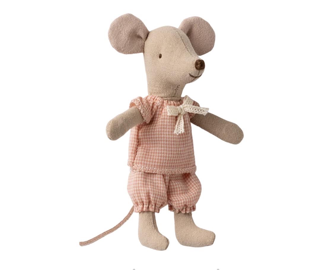 Maileg Little Sister Mouse in Matchbox
