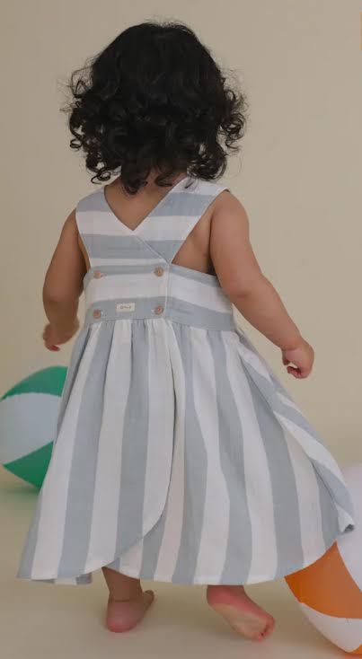 Organic Zoo Sardine Stripes Sleeveless Dress