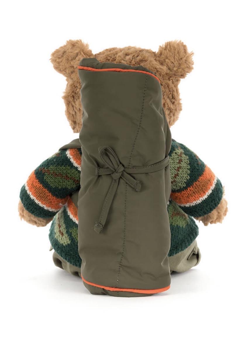 Jellycat Bartholomew Bear Hiking Outfit