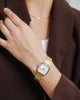 BREDA 'Esther' 1735e Gold and Metal Bracelet Watch