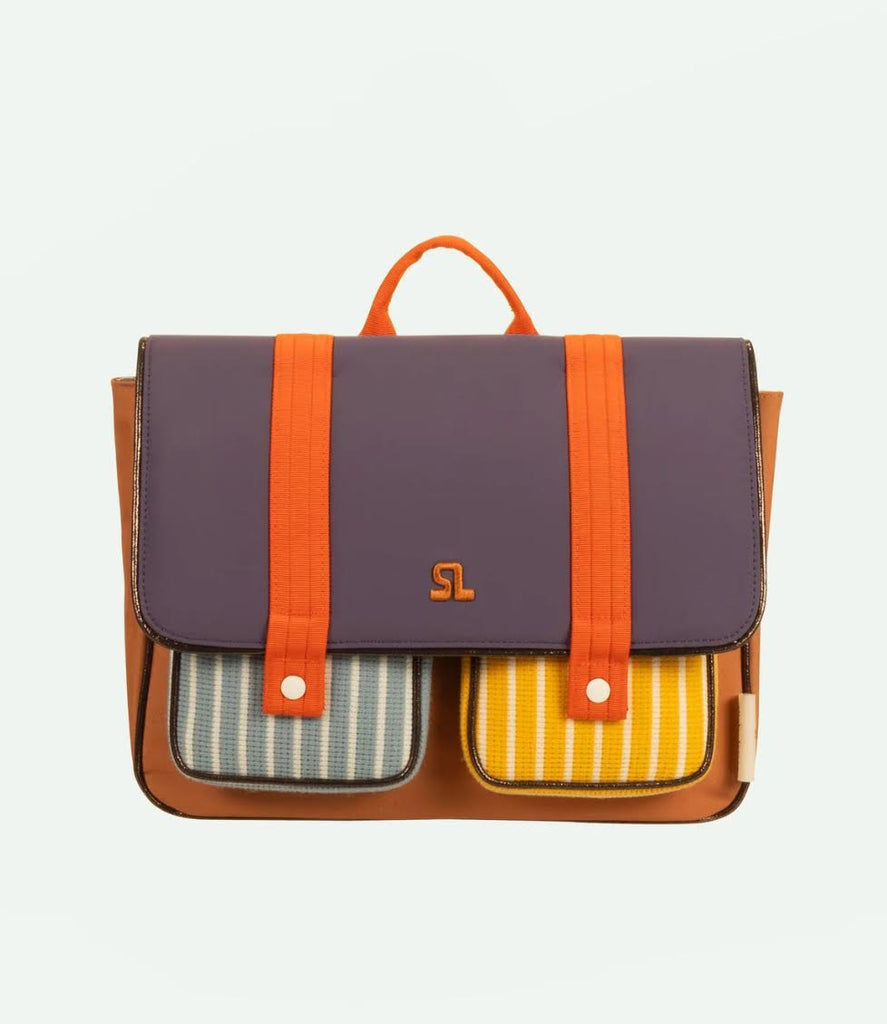 Sticky Lemon Better Together School Bag- Brown Ball