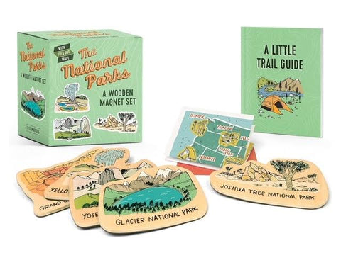 The National Parks: A Wooden Magnet Set