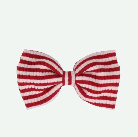 Sticky Lemon Hair Bow- Red