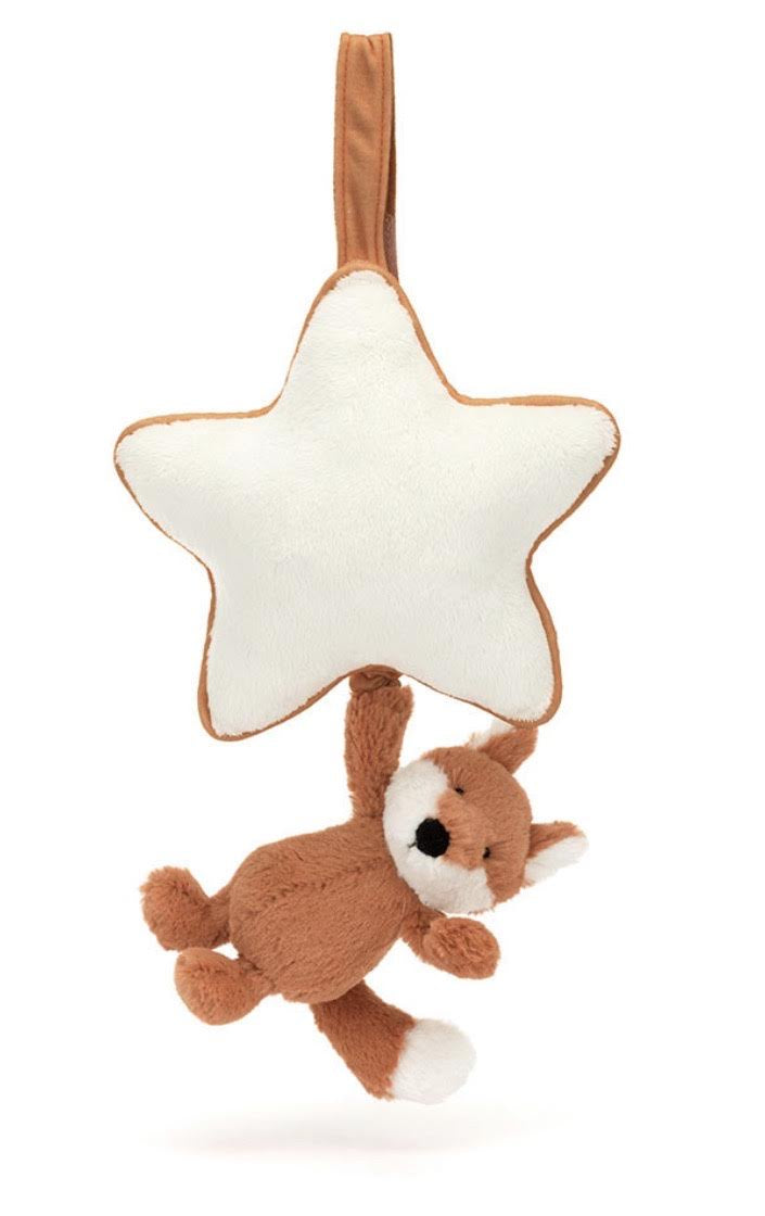 Jellycat Fox &amp; Star Musical Pull
