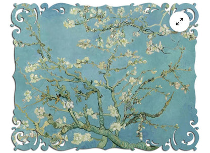Artifact Ecru Puzzles - Van Gogh Almond Blossoms Wooden Jigsaw Puzzle