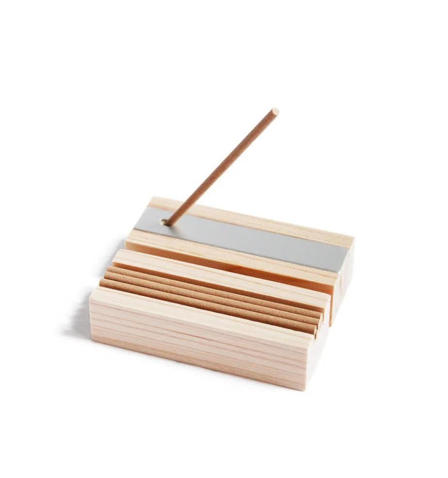 Hinoki Incense with Holder