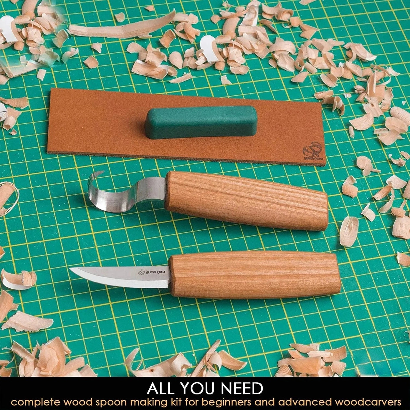 Beaver Craft Spoon Carving Set