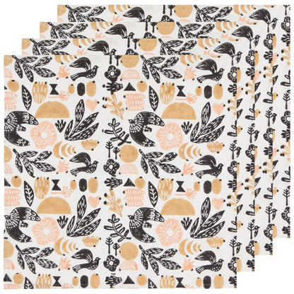 Danica Danica Studio Myth Cotton Block Printed Napkins Set of 4