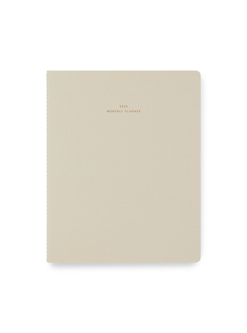 Appointed 2026 Monthly Planner- Natural Linen
