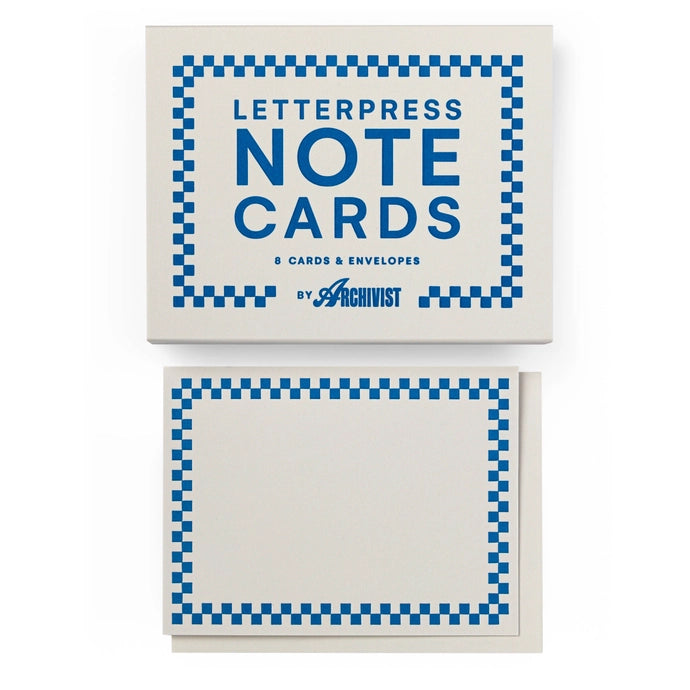 Letterpress Notecards- 8 cards &amp; envelopes