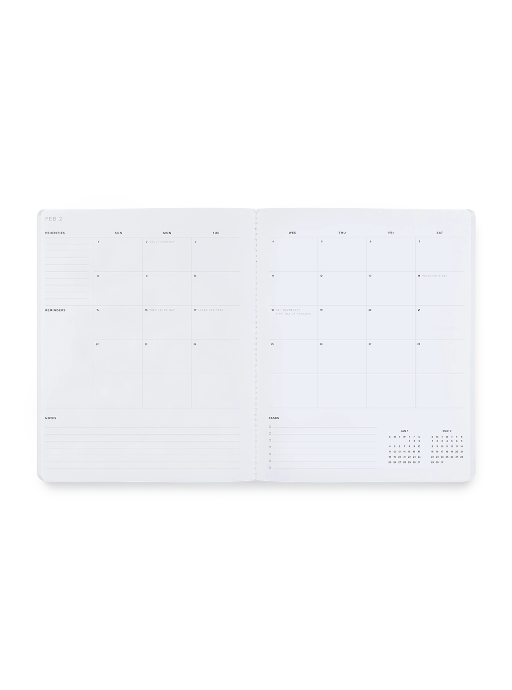 Appointed 2026 Monthly Planner- Fern Green