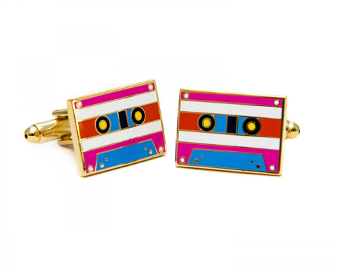 Cassette Tape Cuff Links