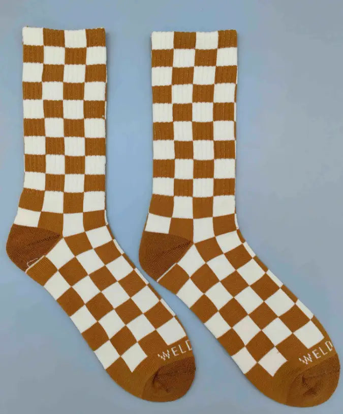Checkerboard Socks