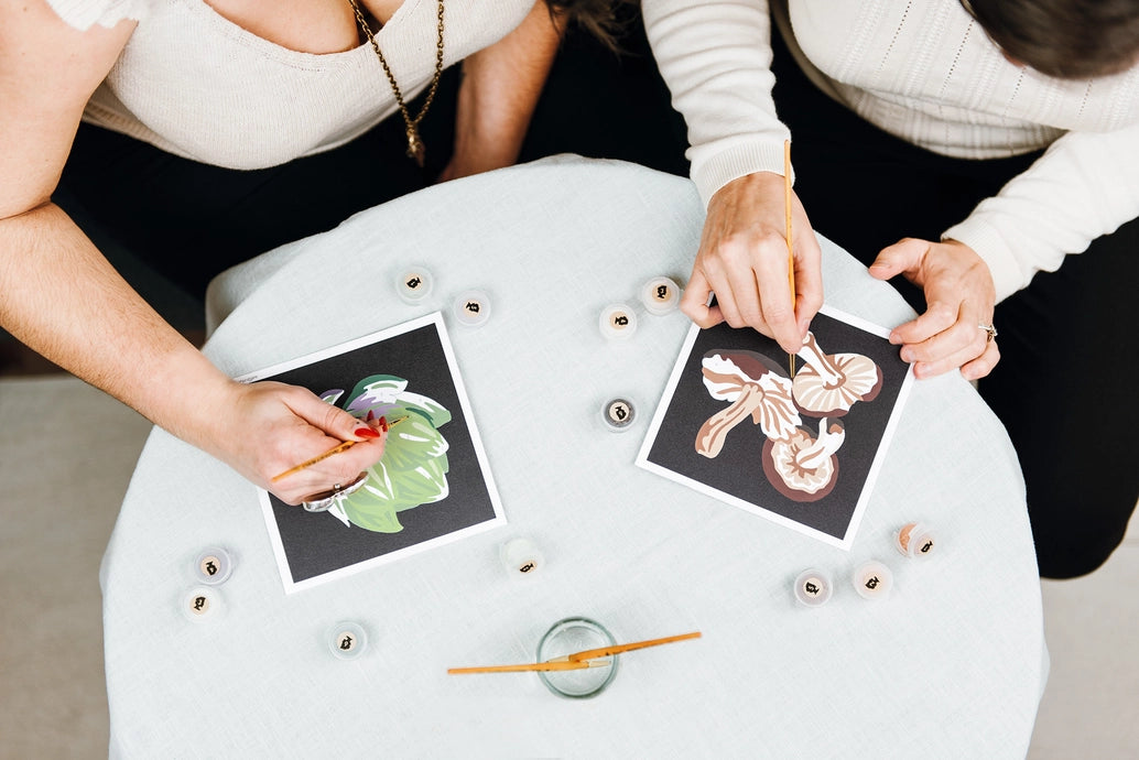 Artichoke Mini Paint-by-Number Kit