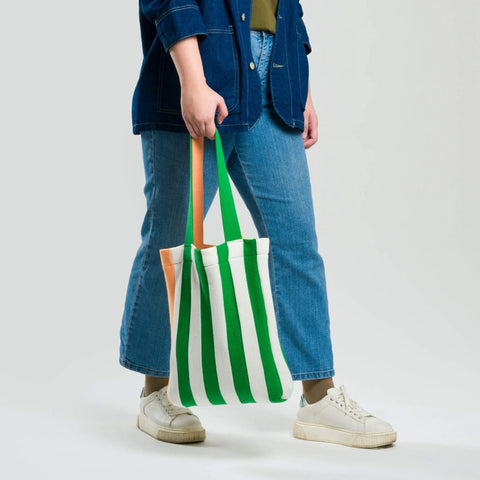 Super Stripe Knit Tote