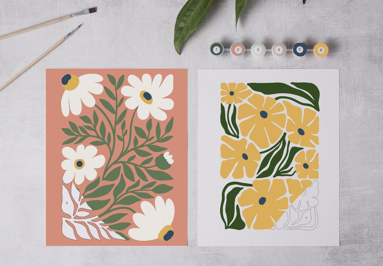 Field of Daisies Paint-By-Numbers Kit