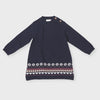 Fair Isle Organic Sweater Knit Dress