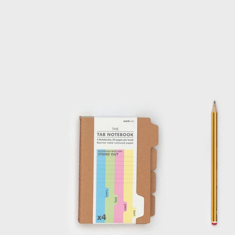 Tab Kraft Notebooks - Set of Four A6