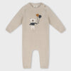 Balloon Bear Jacquard Baby Sweater Knit Jumpsuit (Organic)