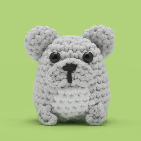 Woobles Hugo the French Bulldog Crochet Kit