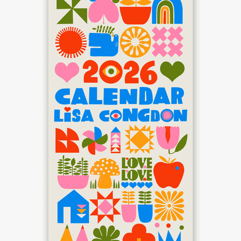 2026 Wall Calendar By Lisa Congdon
