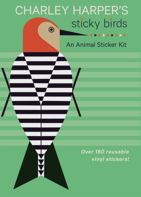 Charley Harper's Sticky Birds Animal Sticker Kit