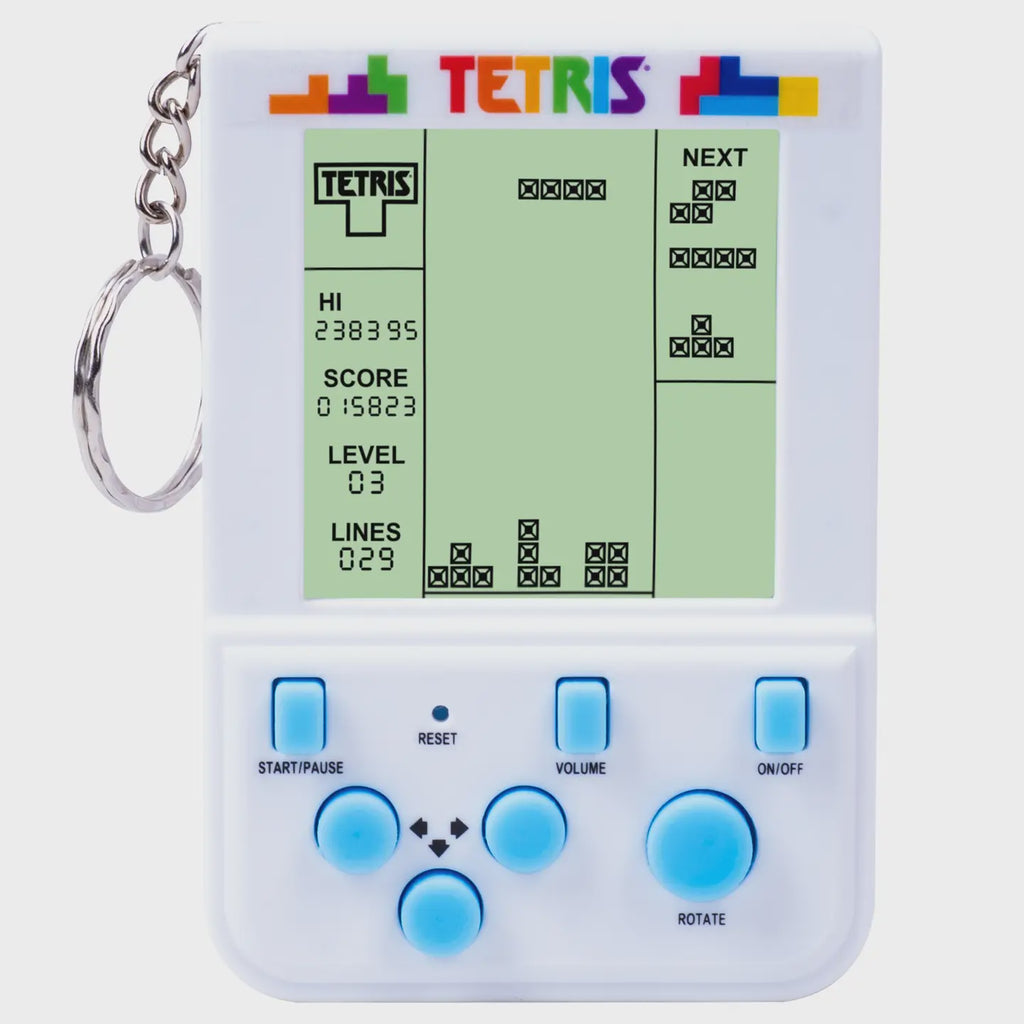 Tetris Keyring Arcade Game - Retro Fun