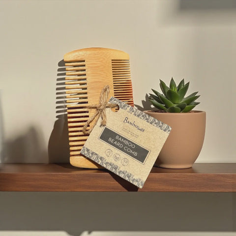 Bamboo Beard Comb