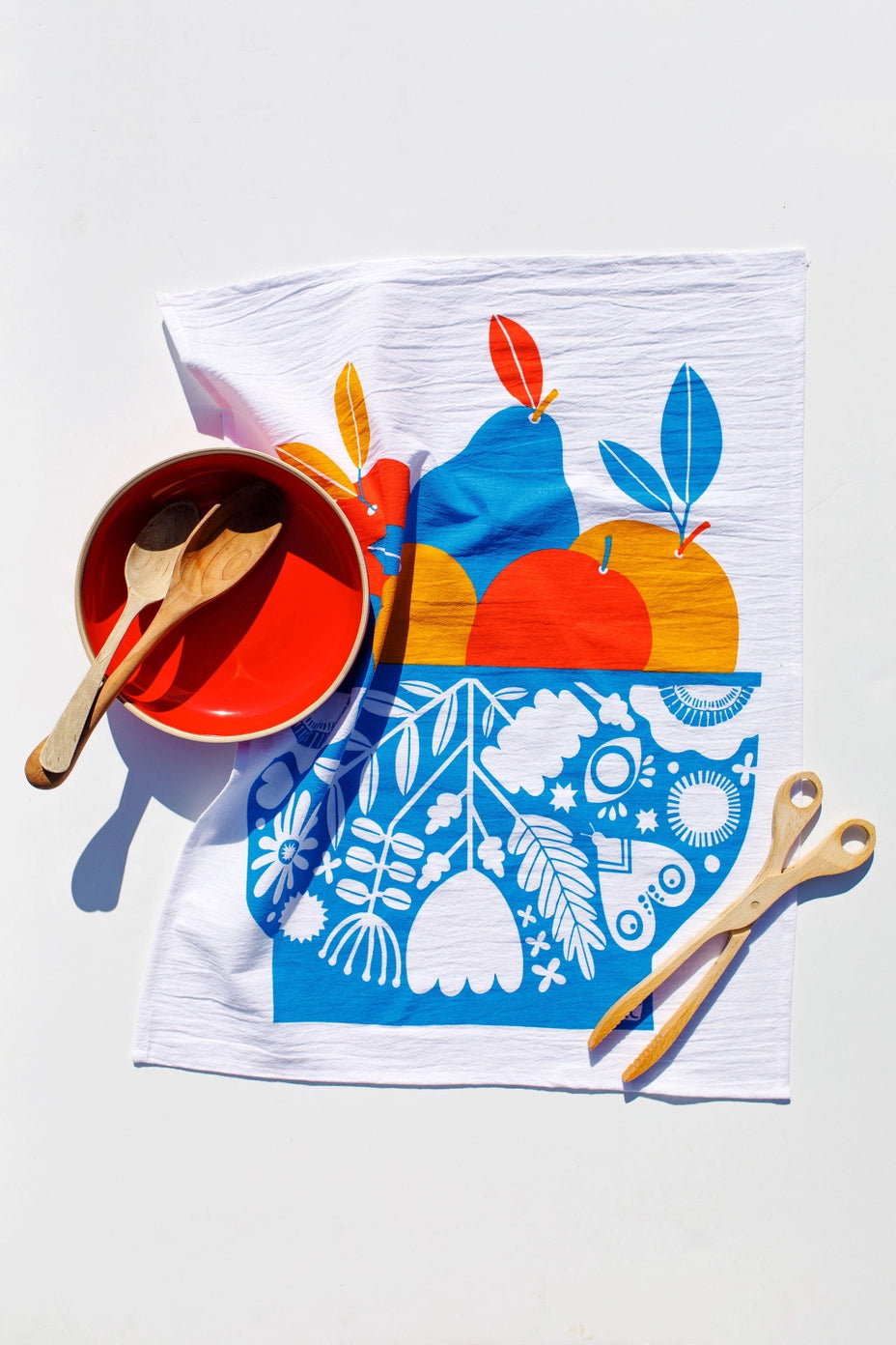 Lisa Congdon Fruit Bowl Cotton Kitchen Towel