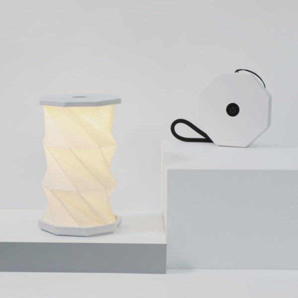 Gingko Mini Twist Hexagon Lamp
