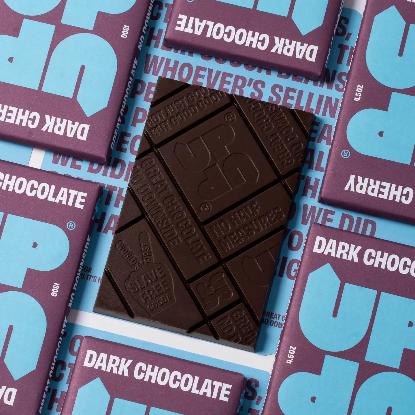 UP-UP Cherry Dark Chocolate Bar 130G/4.5OZ