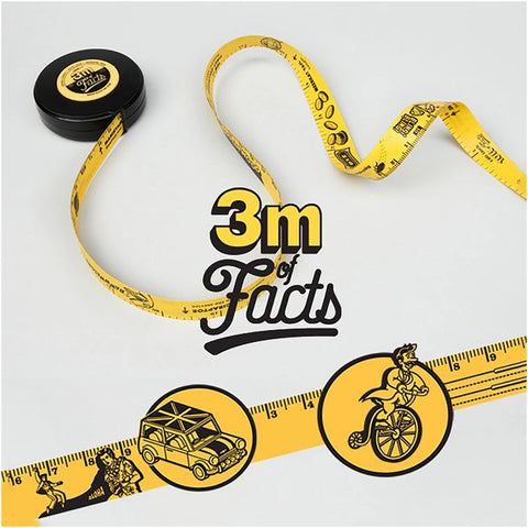 10ft of Facts Tape Measure