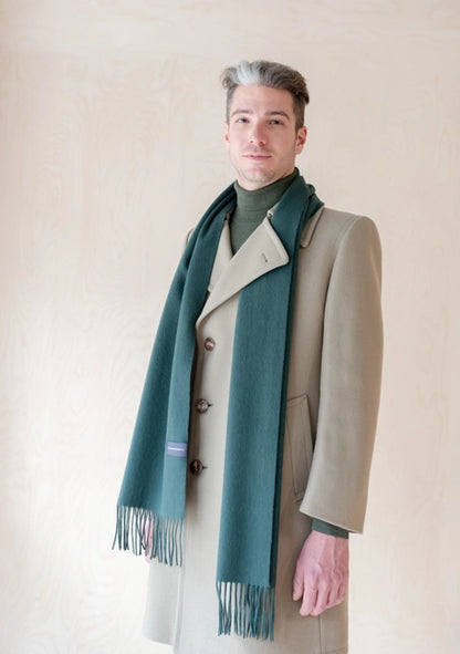 Lambswool Scarf in Forest