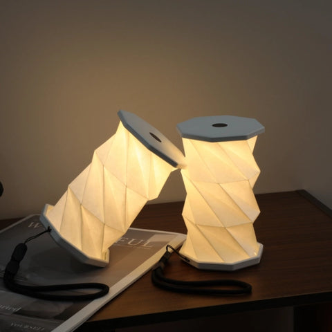 Gingko Mini Twist Hexagon Lamp