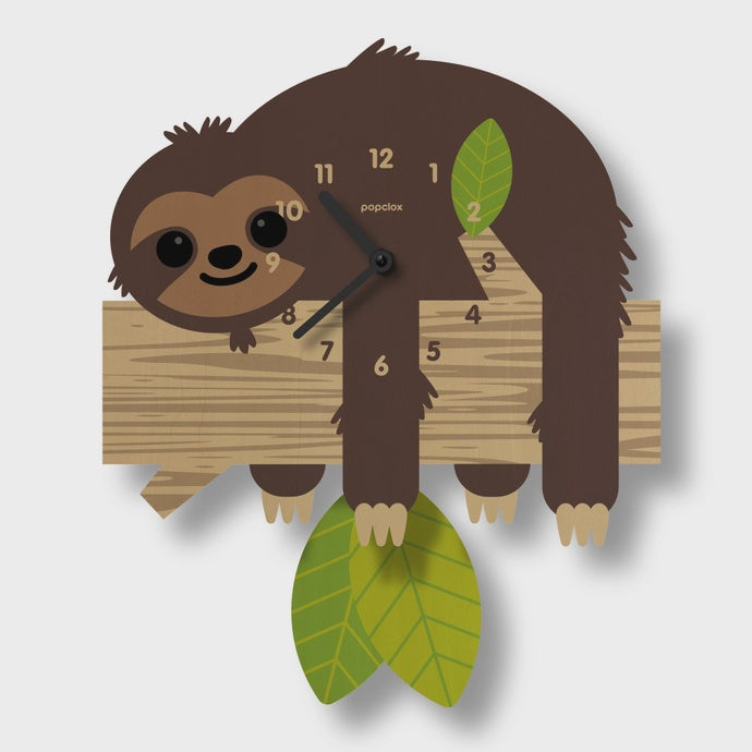 Sloth Pendulum Clock / Popclox