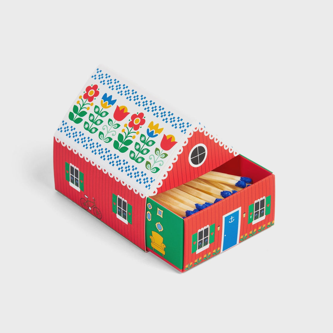 Swedish Dream® Tiny Living Red Matchbox Cottage