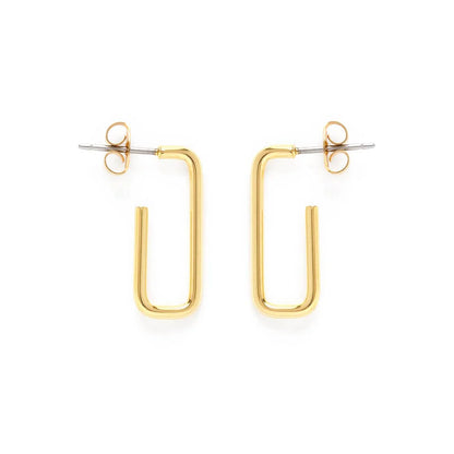 Paperclip Hoop Earrings