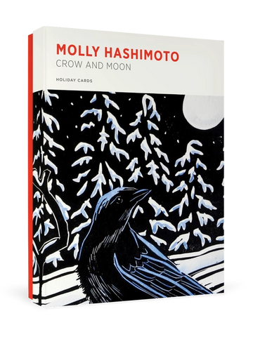 Molly Hashimoto: Crow and Moon Holiday Cards