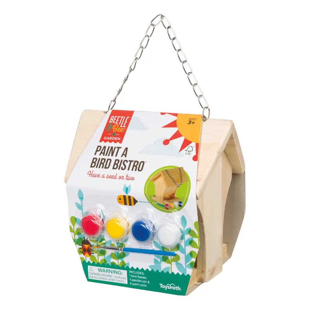 Beetle & Bee Paint A Bird House
