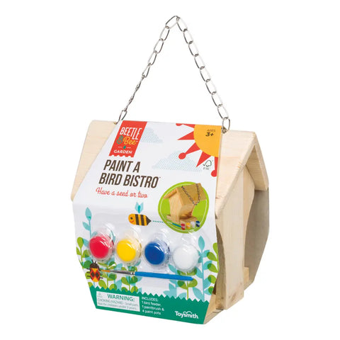 Beetle & Bee Paint A Bird House