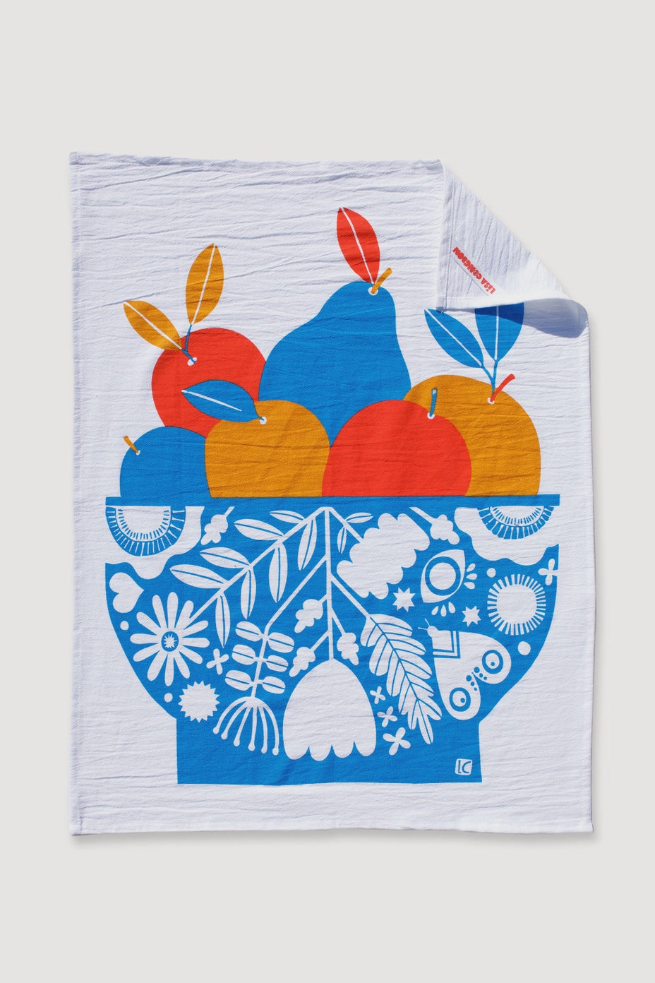 Lisa Congdon Fruit Bowl Cotton Kitchen Towel