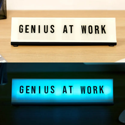 Light Up Desk Plaque