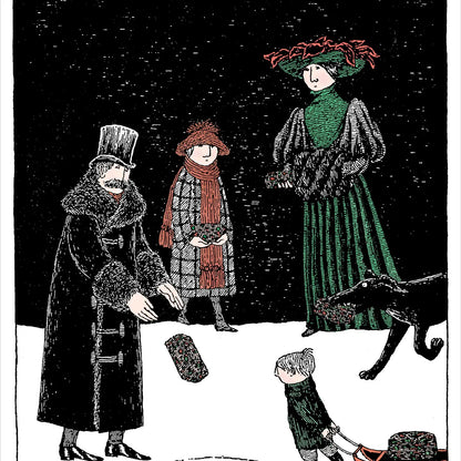 Edward Gorey Fruitcake Holiday Cards