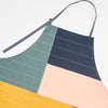Anchal Colorblock Organic Cotton Bib Apron