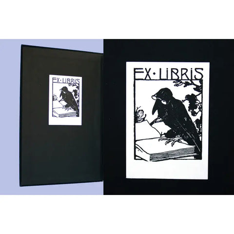 Saturn Press Ex Libris Crow Bookplates- 20 per package
